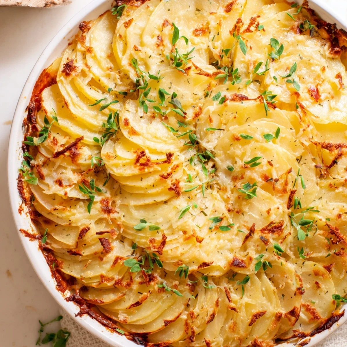 Cozy baked cheese ham