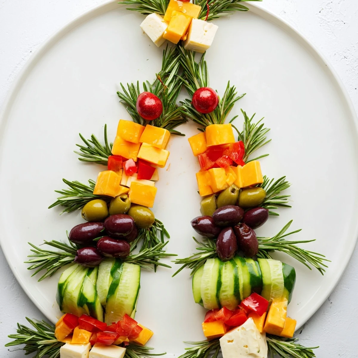 Cheese Olives Pine Tree