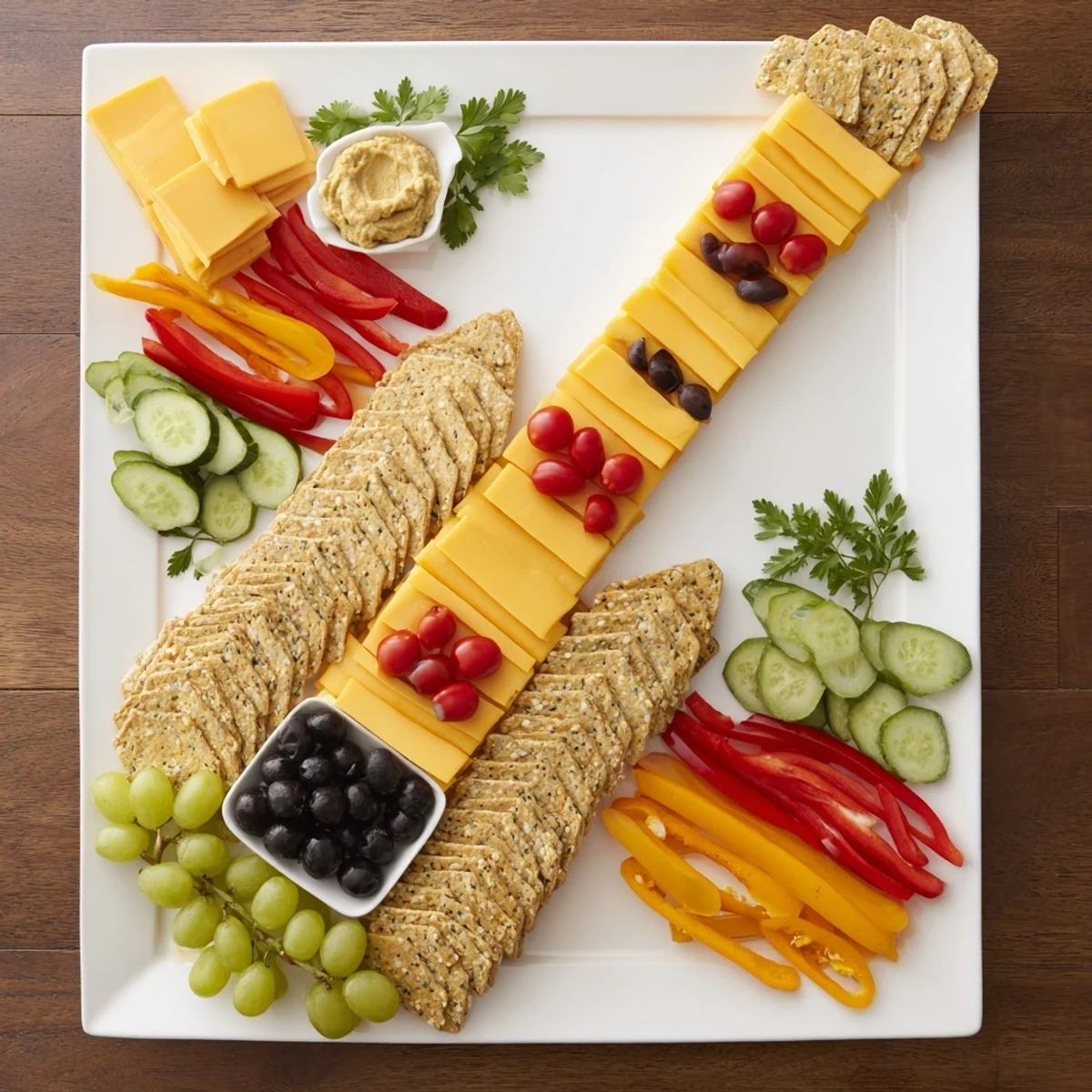 Rock Star Guitar Snack Platter