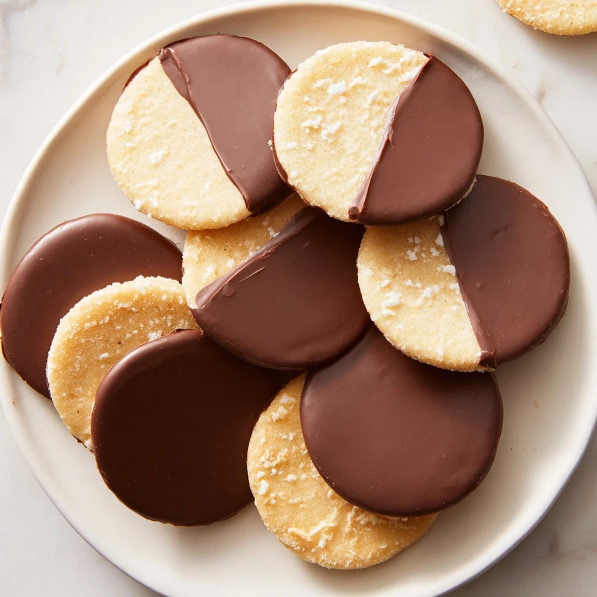 Enjoy the simple pleasures of homemade Simple Cookies: Vanilla Wafers, offering a perfect sweet and crisp bite.