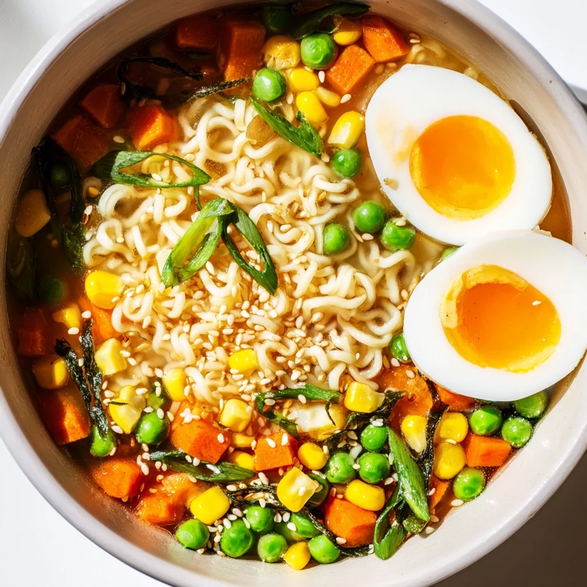 Ramen Frozen Peas Upgrade