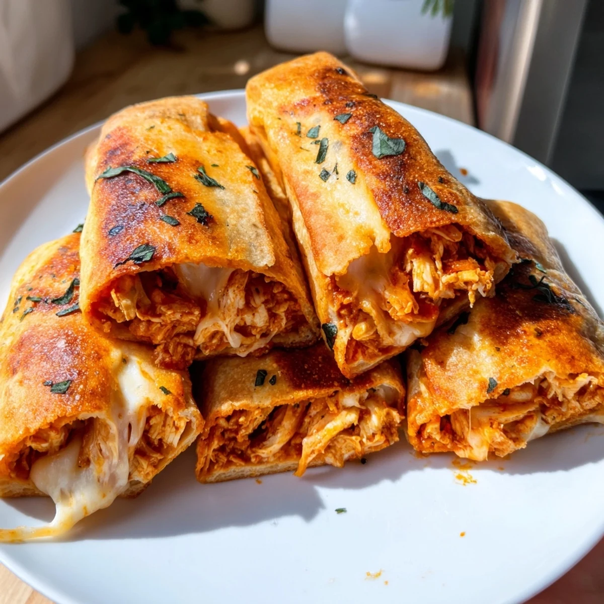 Savory Leftover Pizza Grilled Cheese with melted cheese oozing out, ideal for lunchtime.