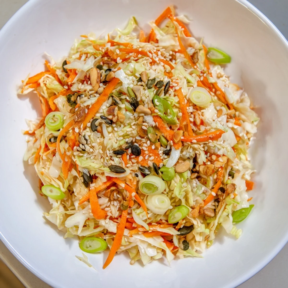 Cabbage Core Slaw Salad