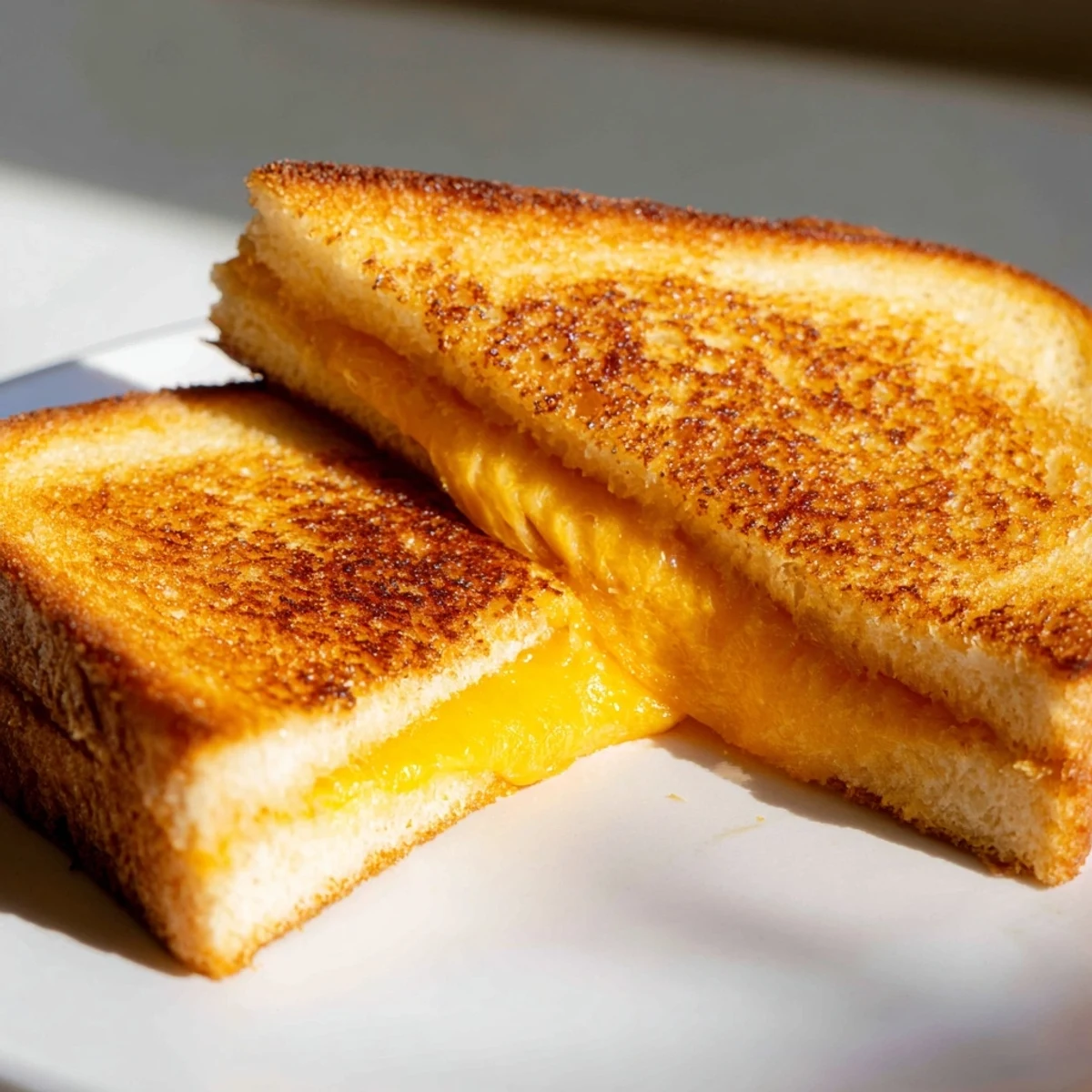 Enjoy a quick, easy air fryer grilled cheese; the ultimate comfort food for a cozy lunch.