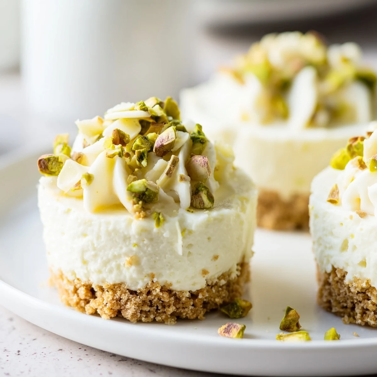 Pistachio Cheesecake Bites