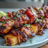 Grilled Pineapple Chicken Skewers