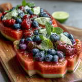 Watermelon Carving Board Berries