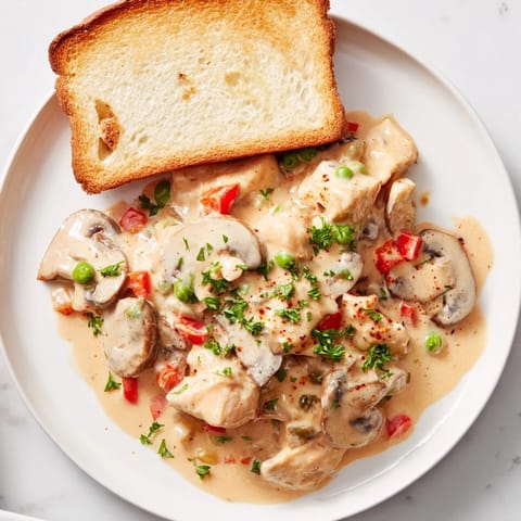 Chicken King with Mushrooms