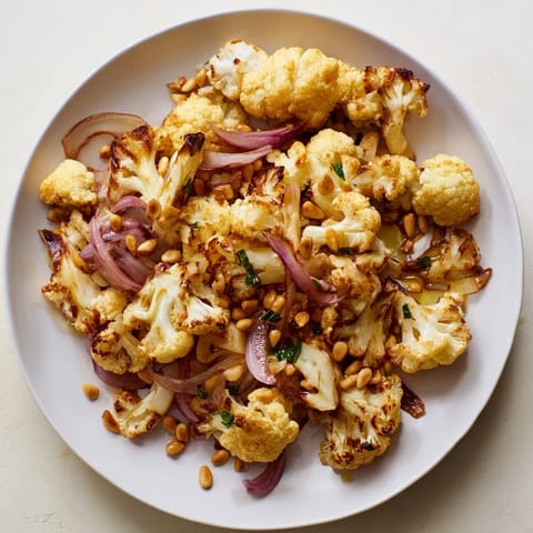 Warm Roasted Cauliflower Salad