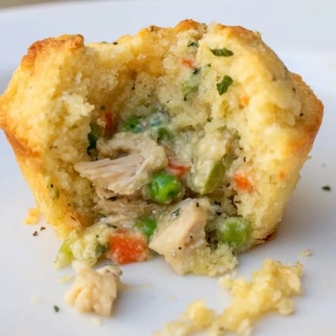 Chicken Pot Pie Muffins
