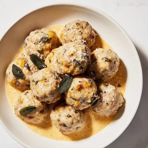 Turkey Meatballs Pumpkin Sage