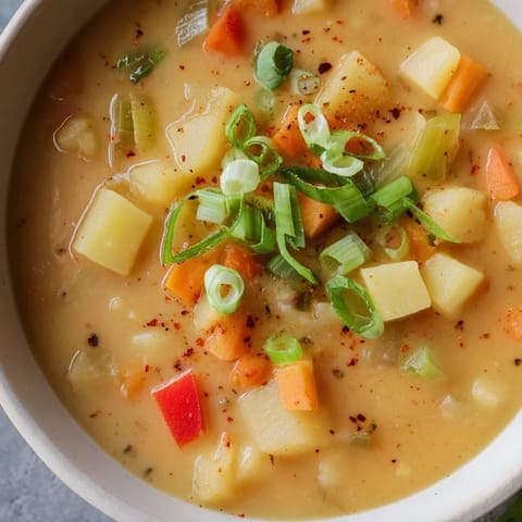 Slow Cooker Cajun Potato Soup
