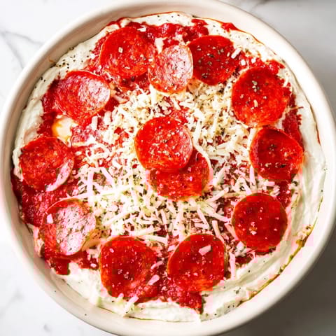 Creamy Cheesy Pepperoni Dip
