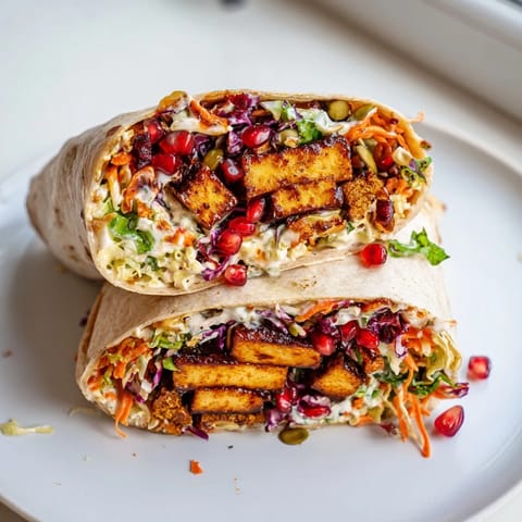 Sweet Chili Tofu Crunch Wrap