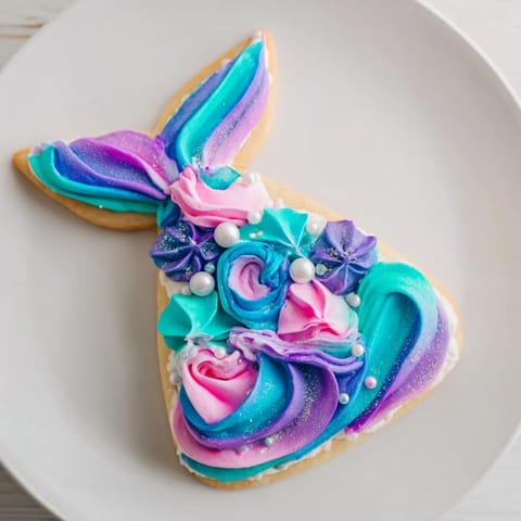 Mermaid Tail Sugar Cookies