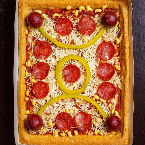Basketball Court Pizza Free Toppings