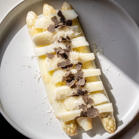 Silver Birch with White Asparagus