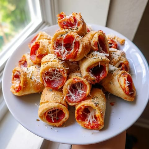 Air fryer pizza rolls