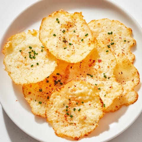 Crispy Cottage Cheese Chips