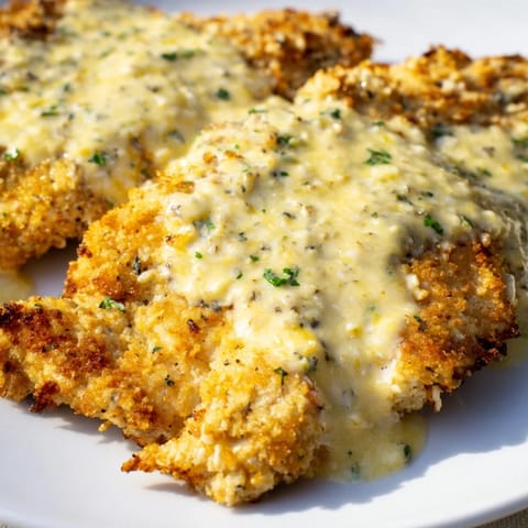 Juicy bites of crispy chicken and creamy garlic sauce, perfect for a cozy weeknight meal.