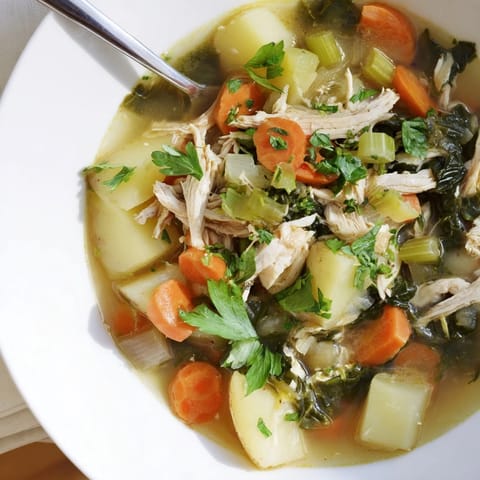 Collard Greens Chicken Vegetable Soup