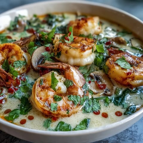 Thai Coconut Shrimp Soup