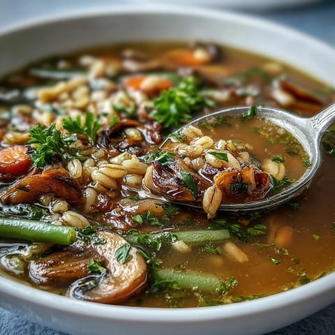 Rustic Vegetable Barley Soup