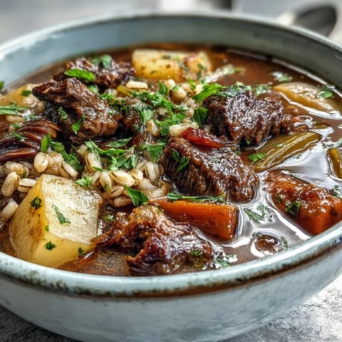 Guinness Beef Barley Stew