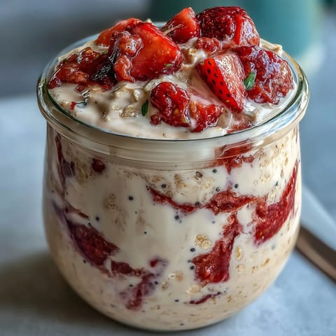Strawberry Vanilla Protein Oats