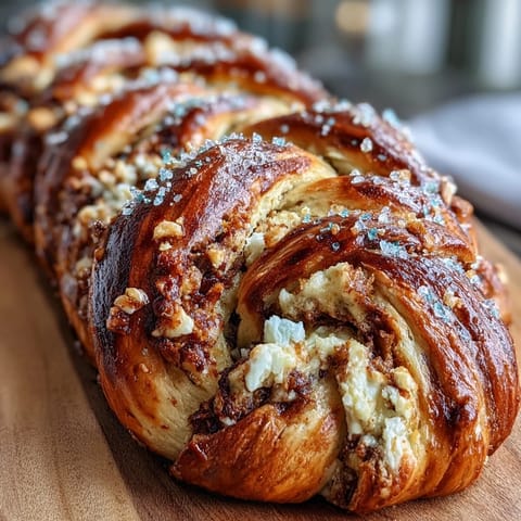 King Cake Braid Lemon Cream