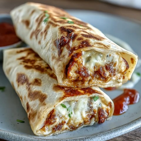 High-protein breakfast burritos filled with scrambled eggs, turkey, black beans, and melted cheese in a soft tortilla.