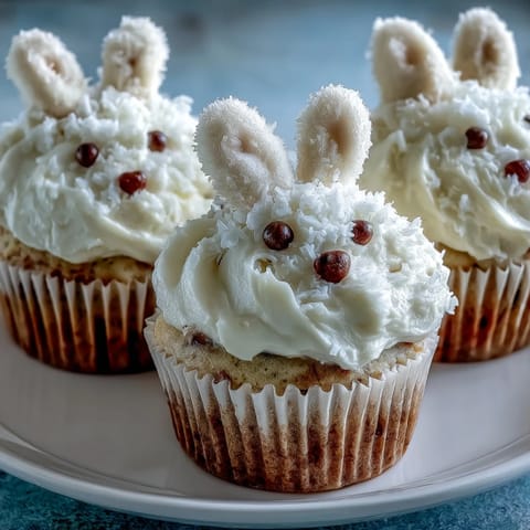 Easter Bunny Carrot Cupcakes