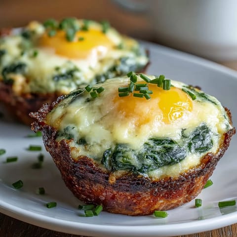 Fluffy green eggs and ham baked in muffin cups, a fun and colorful breakfast for kids and adults alike.