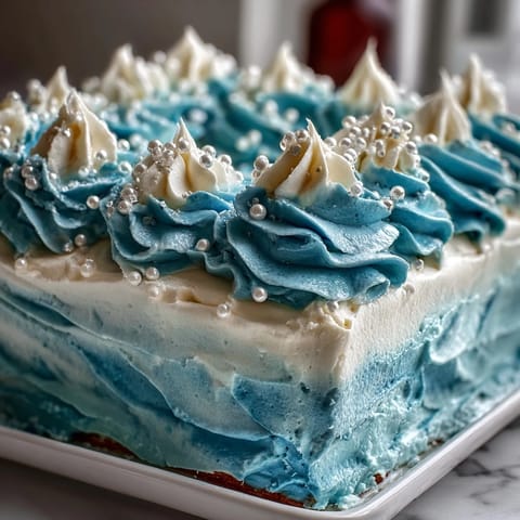 Pisces Sheet Cake Ocean