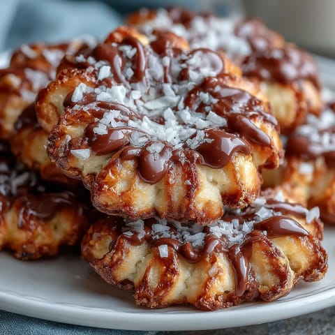 Delicate flower-shaped shortbread cookies with golden edges, perfect for spring celebrations and afternoon tea.