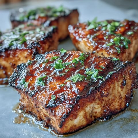 Tender scallops with a caramelized crust, drizzled in zesty lemon butter sauce for a fresh, elegant seafood main.