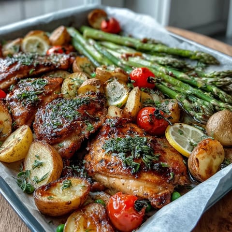 Healthy Easy Sheet Pan Chicken