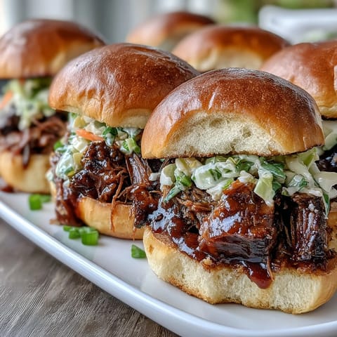 BBQ Baby Shower Brisket Sliders