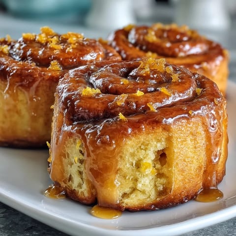 Mini Orange Crescent Dough Rolls
