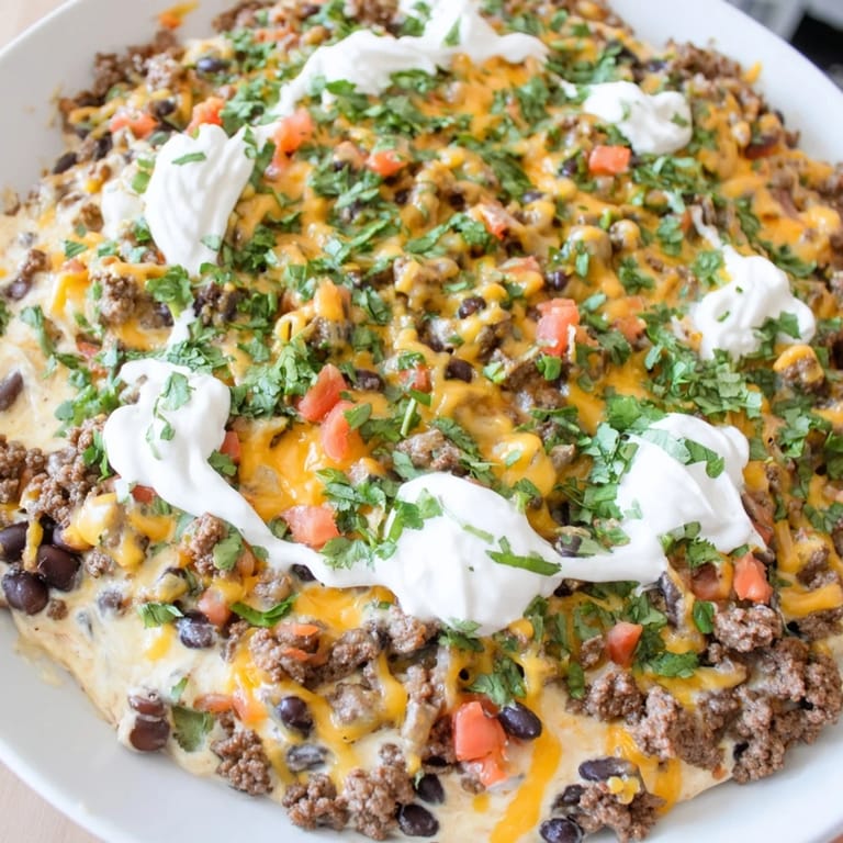 Get ready for a crowd-pleaser! This cheesy Slow Cooker Cream Cheese Taco Dip is warm, flavorful, and irresistible.