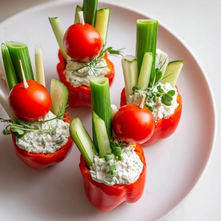 Imagine the fresh, creamy filling spilling from each Blooming Tulip Veggie Cup, a perfect vegetarian appetizer.