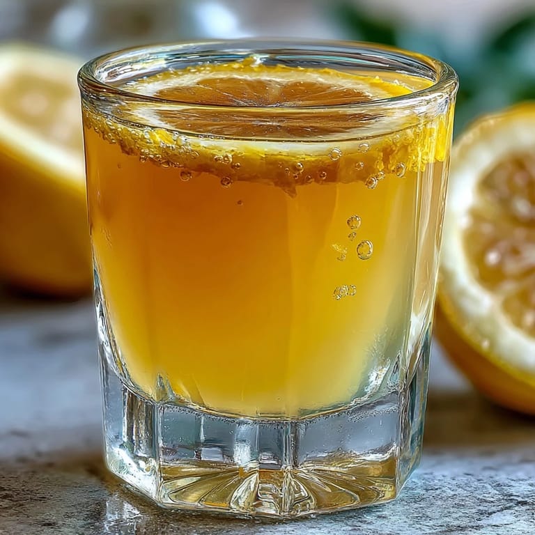 Bright Homemade Limoncello with Fresh Lemons, infused in a glass jar with lemon peels, ready for gifting in decorative bottles.