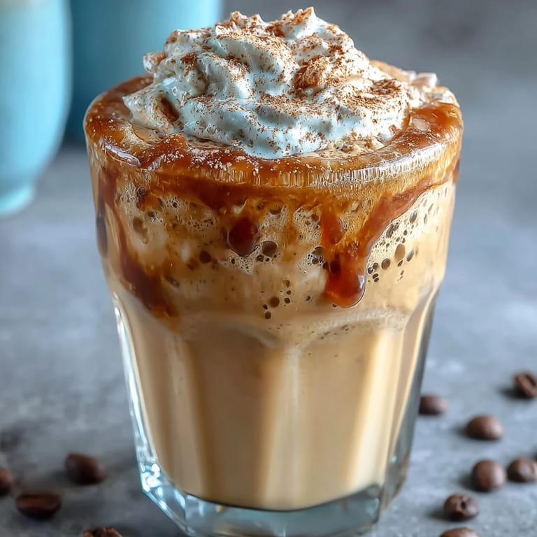 Refreshing Vanilla Bean Frappuccino Protein Shake blended with vanilla bean paste, protein powder, and ice for a cool, energizing treat.